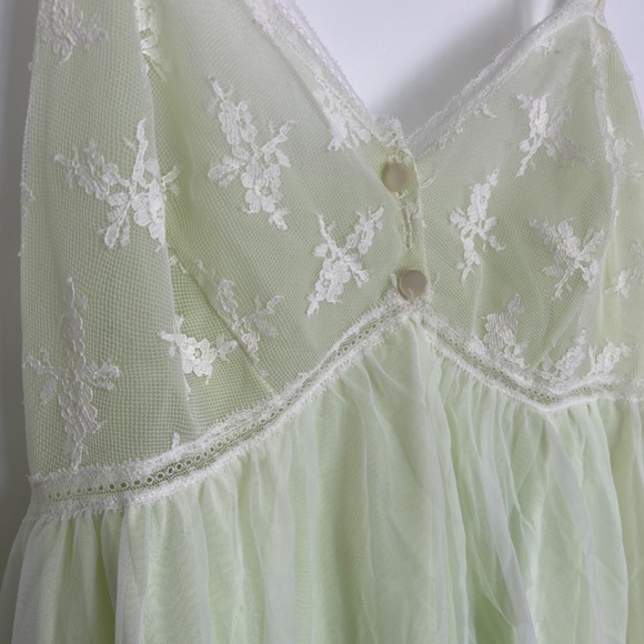 Beautiful vintage night gown set large maxi sleepwear intimate - Picture 6 of 14
